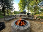 Enjoy roasting s`mores around the fire pit in the evenings 